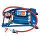 Pompe à pied double cylindre bleu 25996