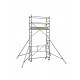 Echafaudage roulant aluminium base pliante 4.8 m, cent504715