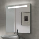 Miroir Pegasus avec éclairage frontal LED AC 230V 50Hz
