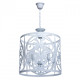 Suspension blanche country 5 ampoules 130 cm