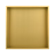 Niche de rangement en inox à encastrer spécial douche 30x30x7 finition gold by Eurosanit 