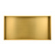 Niche de rangement en inox à encastrer spécial douche 60x30x7 finition gold by Eurosanit 