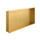 Niche de rangement en inox à encastrer spécial douche 60x30x7 finition gold by Eurosanit