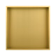 Niche de rangement en inox à encastrer spécial douche 30x30x10 finition gold by Eurosanit 