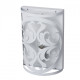 Applique murale blanche country 1 ampoule 9 cm