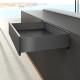 Profilé latéral de tiroir AvanTech YOU, hauteur 139 mm x NL 350 mm, Anthracite, gauche et droite - HETTICH - 9353432 