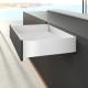 Profilé latéral de tiroir AvanTech YOU, hauteur 139 mm x NL 500 mm, Blanc, gauche et droite - HETTICH - 9353397 