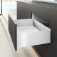 Profilé latéral de tiroir AvanTech YOU, hauteur 187 mm x NL 350 mm, Blanc, gauche et droite - HETTICH - 9353403 