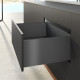 Profilé latéral de tiroir AvanTech YOU, hauteur 251 mm x NL 450 mm, Anthracite, gauche et droite - HETTICH - 9353450 