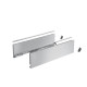 Profilé latéral de tiroir AvanTech YOU, hauteur 139 mm x NL 450 mm, Argent, gauche et droite - HETTICH - 9353348