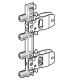 Connecteur de façade de tiroir AvanTech YOU pour profil latéral de tiroir, hauteur 187 / 251 mm, à enfoncer - HETTICH - 9255839 
