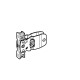 Connecteur de façade de tiroir AvanTech YOU pour profil latéral de tiroir, hauteur 101mm, à visser - HETTICH - 9255835 