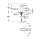 Grohe eurostyle mitigeur bain/douche mono trou 33614001 (import allemagne)