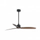 Ventilateur de plafond noir/bois eter