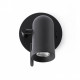 Aplique murale noire orleans 1 ampoule