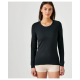 Tee-shirt DAMART Manches longues Femme - Chaleur 4 - Noir - T.2XL - 56680