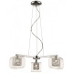 Suspension chrome nottingham 3 lumières