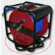 Dévidoir - enrouleur de tuyau pneumatique portable en acier 30 m 12 bar rotation à 360° helloshop26 4216441 