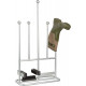 Porte bottes brosse et tire bottes