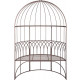 Banc de jardin en métal belvédère