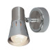 Spot chromé techno 1 ampoule 8 cm
