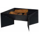 Brasero en acier pieds géométriques 60 cm