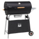Landmann barbecue a charbon black taurus 660 expert - fonte émaillée -