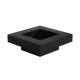 Brasero en acier peint plateau design 80 cm 