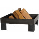 Brasero en acier plateforme 80 cm