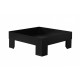 Brasero en acier peint plateforme 80 cm 