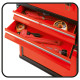 Boîte à outils avec 2 tiroirs 49,5x25,2x18 cm 