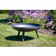 Brasero rond en acier 3 pieds fins 80 cm 