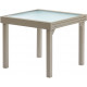 Table jardin modulo 4 à 8 personnes - Couleur au choix Taupe