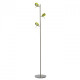 Lampadaire argenté techno 3 ampoules 152 cm