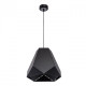 Suspension noire loft 1 ampoule 170 cm
