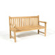 Banc de jardin 3 places en teck c fsc 150cm  marron