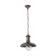 Suspension de jardin brun foncé estoril 1 ampoule