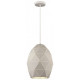 Suspension blanc derby l23 1 lumières