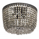 Plafonnier beige loft 5 ampoules 34 cm