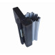 Kit Garomin Mini WATTELEZ + Rail + adhésif - 2050 mm - Gris - 606080G