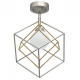 Suspension argentée neoclassic   56 cm