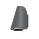 Aplique murale de jardin gris fonce tinia 1 ampoule