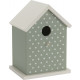 Nichoir déco à pois pour oiseaux