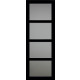 Porte coulissante modèle telia en enrobe noir largeur 83
