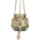 Suspension macrame taupe
