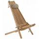 Chilienne en bois ecochair (coussin offert) chêne
