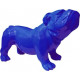 Bouldogue anglais coloré en résine - Couleur au choix