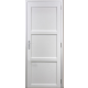 Bloc porte korya blanc 3 panneaux h204 x l73 poussant droite cotes tableau +poignée gd menuiseries