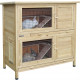 Clapier en bois appartement flat