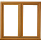Fenêtre bois 2 vantaux  h115 x l80 côtés tableau + poignée (ref 010220f9) gd menuiseries 